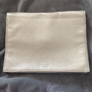 Gold iPad Coach Clutch